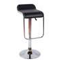 Smte Adjustable Height Swivel 683 Bar Stoo L- Set Of 2 Black With Keychain
