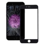 Front Screen Outer Glass Lens With Front Lcd Screen Bezel Frame & Oca Optically Clear Adhesive For Iphone 6S Plus Black