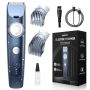 Sejoy Electric Cordless Barber Clippers For Hair Cutting Professional Beard Trimmer For Men Rechargeable Haircutting Kit With LED Display For Mens