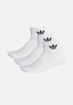 Adidas Original Mid Ankle 3 Pack Socks - White