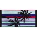Always Tree Blue Velour Jacquard Beach Towel