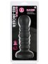 6 Inch Ass-jacker Ribbed Butt Plug
