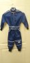 2-3 Years Kids Race Suite Light Blue With Dark Blue Stripe