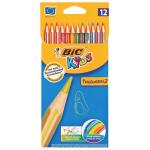 BIC Colouring Pencil Evolution Stripes 12PK