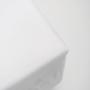 300 Thread Count Egyptian Cotton Percale Fitted Sheet White - Super King Xxld 218X202X35CM