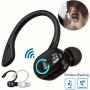 Non-in-waterproof Wireless Ear Clip Headphones With Noise Cancellation MIC And Touch Volume Control For Running And Sports - Detachable Cable Open-back Universal Cellphones Compatible