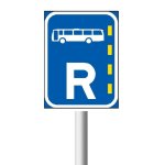Bus Lane Reservation Road Sign R302