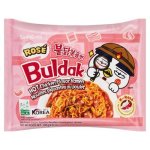 Buldak Rose Hot Chicken Flavoured Ramen Noodles 140G