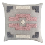 Blush Punch Needle Ndebele 3 Scatter Cover - 50CM X 50CM