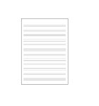 JD182 Croxley 32 Pg 12 Stave Music Book Wire Stitch Each