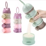1PC Baby Formula Milk Storage Box Infant Toddler Portable Milk Powder Box Dispenser Food Container Kids Food Storage Snack Box M