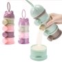 1PC Baby Formula Milk Storage Box Infant Toddler Portable Milk Powder Box Dispenser Food Container Kids Food Storage Snack Box Milk Powder Formula Dispenser