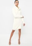 Petite Knit Dress - White
