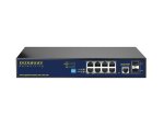 Ai 10 Port Layer 2 Managed Gbe Poe+ With 8-PORT Poe+ Gigabit Ports X 2 Gig Sfp Port Switch