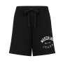 Knitted Logo Sweatshorts -black