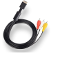 PS2 PS3 Av Cable Av To Rca Cable Cord