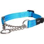 Rogz Utility Control XXL Dog Chain Collar - Turquoise Reflective Waggs Online Pet Shop