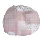 Hide And Seat Bean Bag Buddy Patchwork Mix Pink Checkered And Flowers
