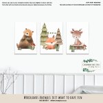 Canvases Woodlands Animals Just Want To Have Fun