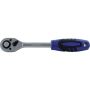 1/4 Sq. Dr. Q/r 72T Ratchet Handle - Rubber