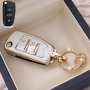 Tpu Golden Edge Key Shell Rhinestone Keychain For Audi A1 A3 A4 8P 2.11GAL 8V A5 B6 B7 A6 A7 C5 C6 Q2 Q3