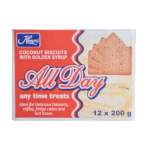 Henro All Day Any Time Treats Coconut Biscuits 12X200GR