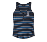 Women’s 1 Racing Striped Tank – Yd Stripe – Harley Black