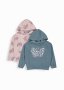 Butterfly Polar Fleece Hoodies 2 Pack