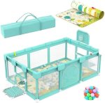 Playpen With Mat & Balls