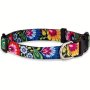 Dog Collars With Floral Print Soft Comfortable Adjustable Collars For Small Medium Large Dogs