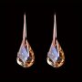 1 Pair Elegant Sparkling Artificial Crystal Drop Earrings Elegant Jewelry Gift For Girls