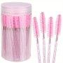 10pcs/100pcs Disposable Mascara Wand Eyelash Brush Crystal Eyebrow Shaper Brush For Eyelash Extension Makeup Brushes Applicators