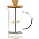 Okiyo Osu Glass & Bamboo Coffee Plunger 350ML