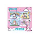 4 In 1 Unicorn Puzzle 207PC