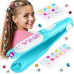 Kidzkube Hair Gem Stamper Kit Bling Hair Jewels For Girls Toys Hair Styling Tool With Reusable Shining Diamonds Birthday Gifts T