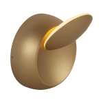 Sleek Round Wall Light - White