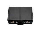 GINO DE VINCI Bonded Leather Attache Case Expandable