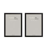 Black Picture Frames For Photos Large Pack Of 2