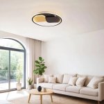 Yin Yang Round LED Ceiling Fitting - Small Large - Large