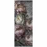 WD3378 Tear Resistant Door Print Moody Peonies