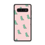 Custom Printed Tpu Cases - Samsung Galaxy S10 Plus & 39 Green Dino& 39 By