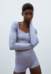 Softmove Cropped Sports Top - Dusty Purple
