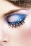 Multi Coloured Rhinestone Eyelashes