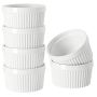 Ramekin Set 6 Piece Porcelain-creme Brulee Ramekins Kitchen Essentials