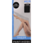 Sheer Black Extra Large Pantihose