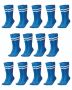 Soccer Socks - Set Of 14 Pairs - Royal/white