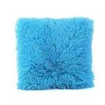 Smte Light Blue Fluffy Cushion With Keychain