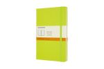 Moleskine Large Ruled Hardcover Notebook - Lemon Green