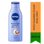 Nivea Irresistibly Smooth Body Lotion 400ML - Premium Pure Deep Moisture Body Lotion For Dry Skin Care Delivers 48H Hydration &