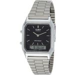 Casio Mens Retro Anadigital Watch In Silver - Silver